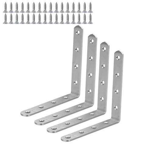 l shaped metal brackets|l shaped brackets screwfix.